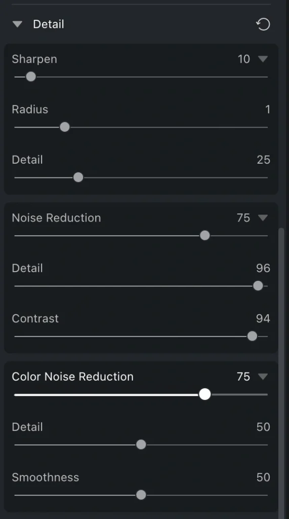 AI Noise Reduction Photo