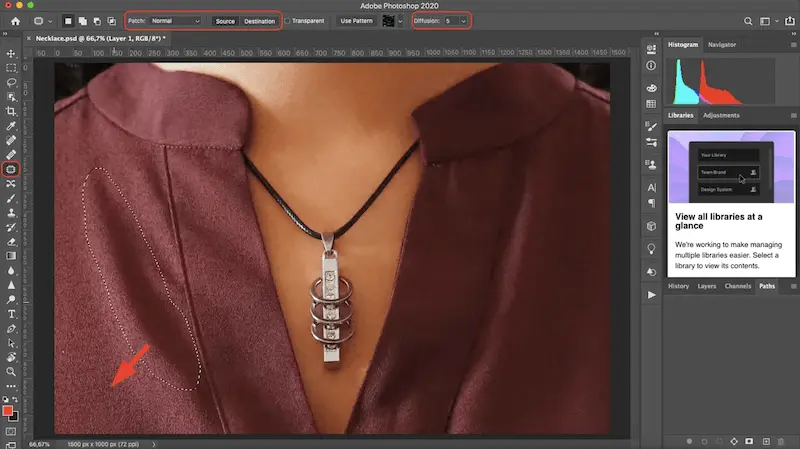 How to Remove Wrinkles From Clothes Photoshop Patch Tool