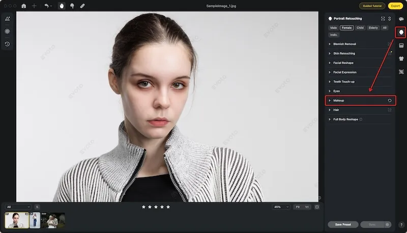 AI Makeup Photo Editor