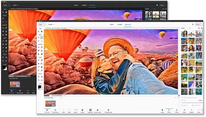 AI Photo Retoucher Adobe Photoshop Elements