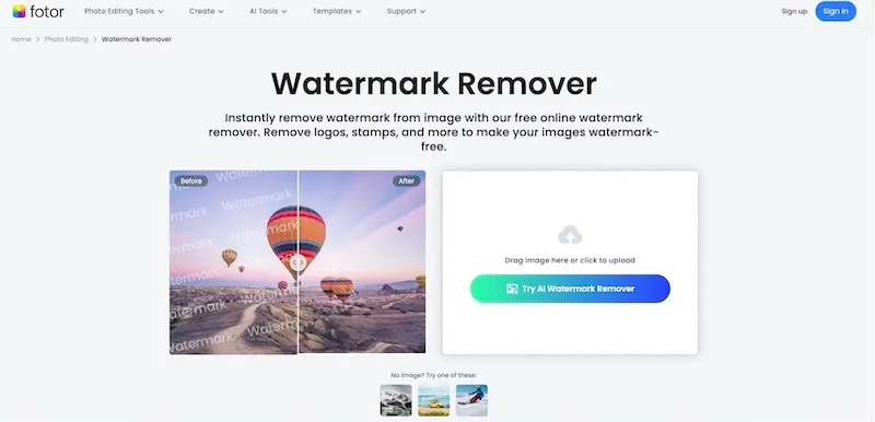 Remove Watermarks From Photos Online Fotor