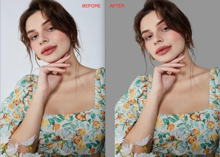 Photo Editor Cutting Out Background Effect