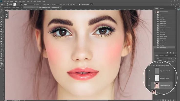 Retouch Skin with Photoshop