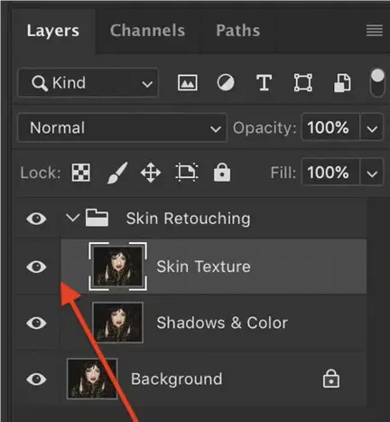 High Frequency Layer in Photoshop