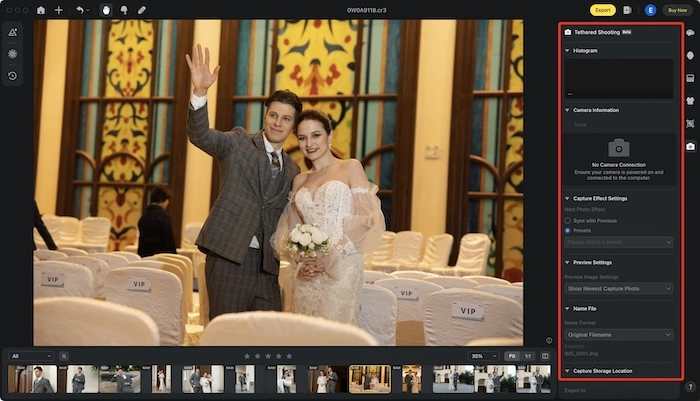 Nikon Photo Editing Program with Tethered Shooting