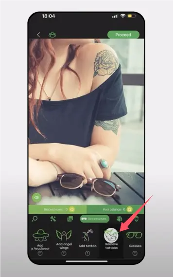 Remove Tattoo with Retouch Me