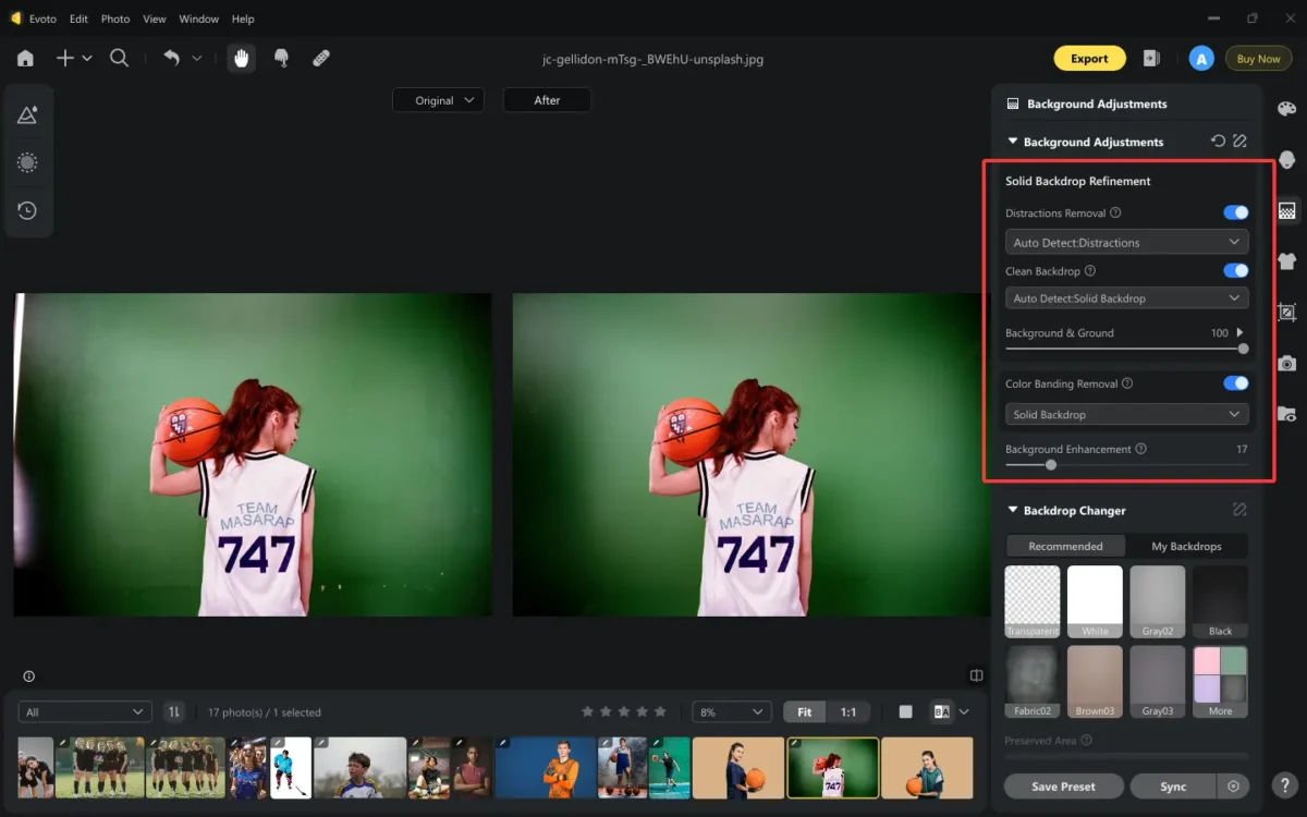 Remove Distractions from Team Photos Remove Distractions from Team Photos