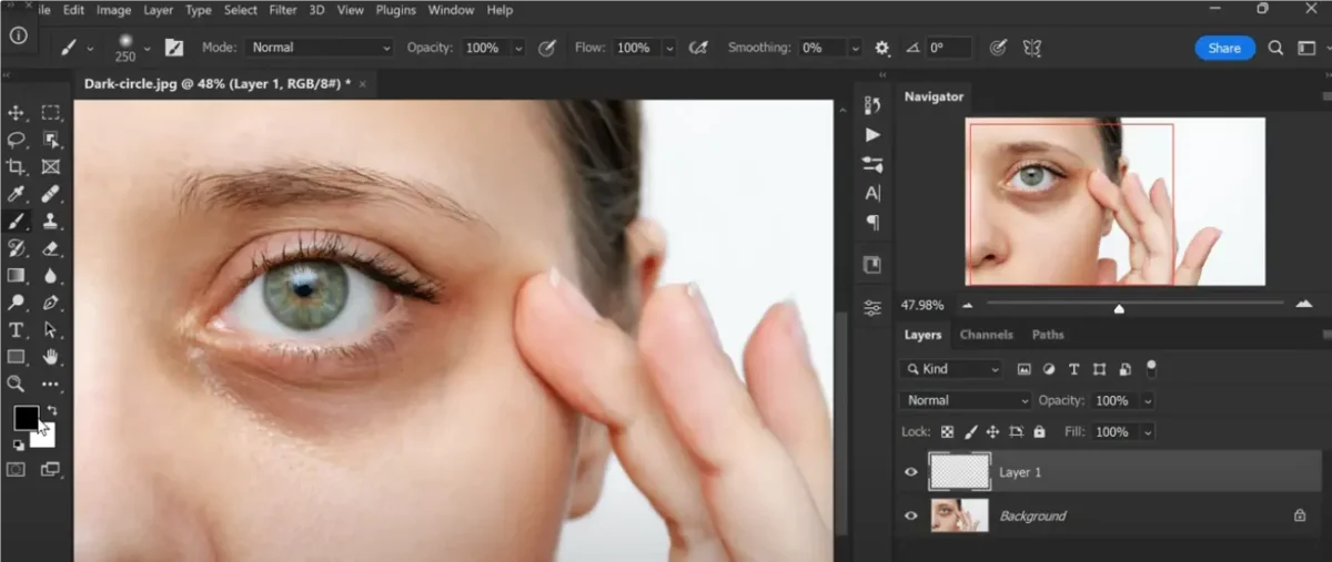 Add Layer in Photoshop