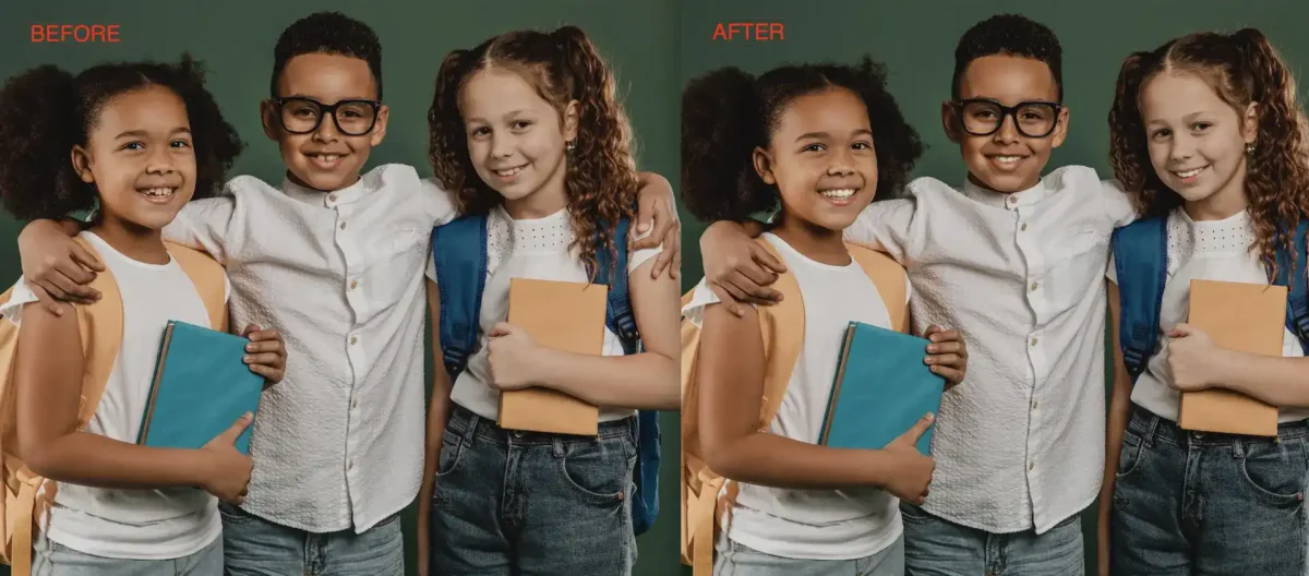 Before and After the Whiten Teeth Naturally with Evoto 1 evoto teeth brighten app