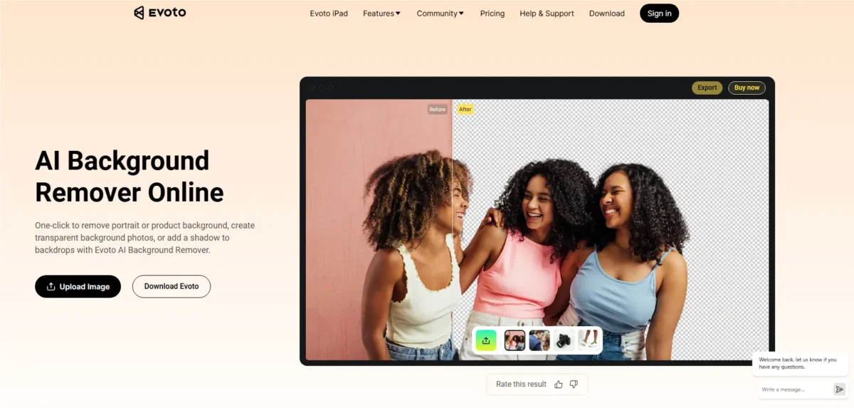 Evoto AI Background Remover Online Evoto AI Background Remover Online
