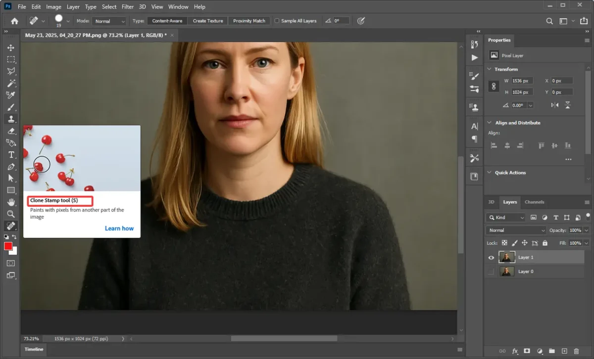 How to Remove Lint from Clothes in Photoshop 2 How to Remove Lint from Clothes in Photoshop-2