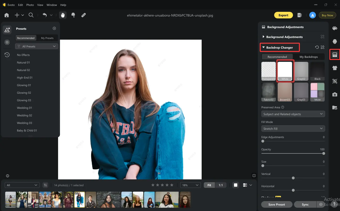 Importação em lote para fotos de anuário escolar