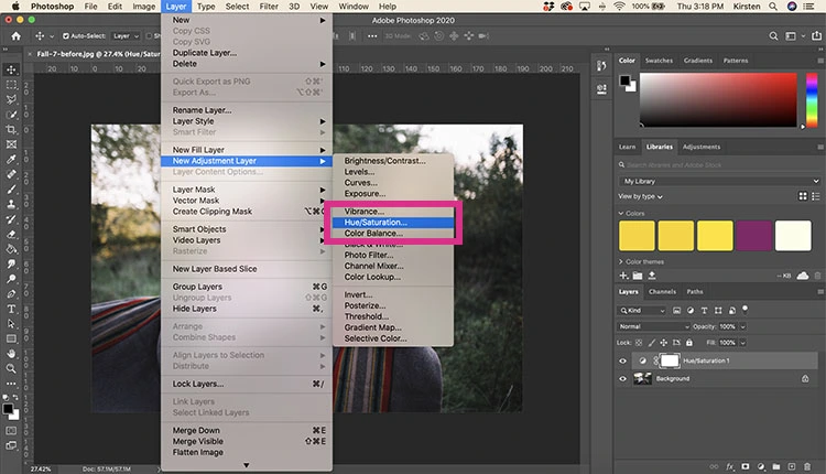 Use Hue and Saturation in Photoshop Use Hue and Saturation in Photoshop