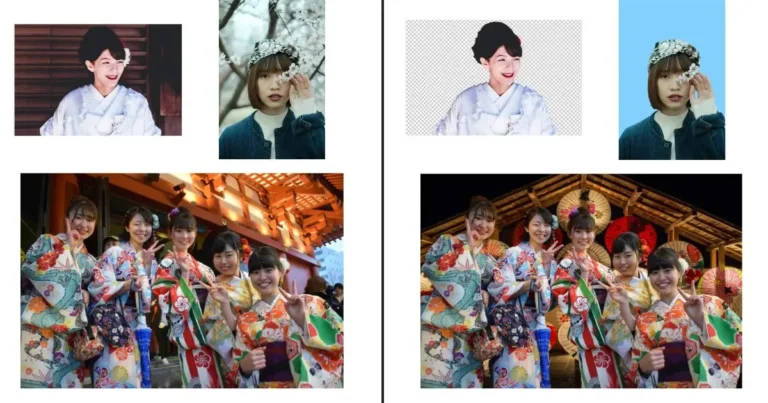 写真 背景 変える​