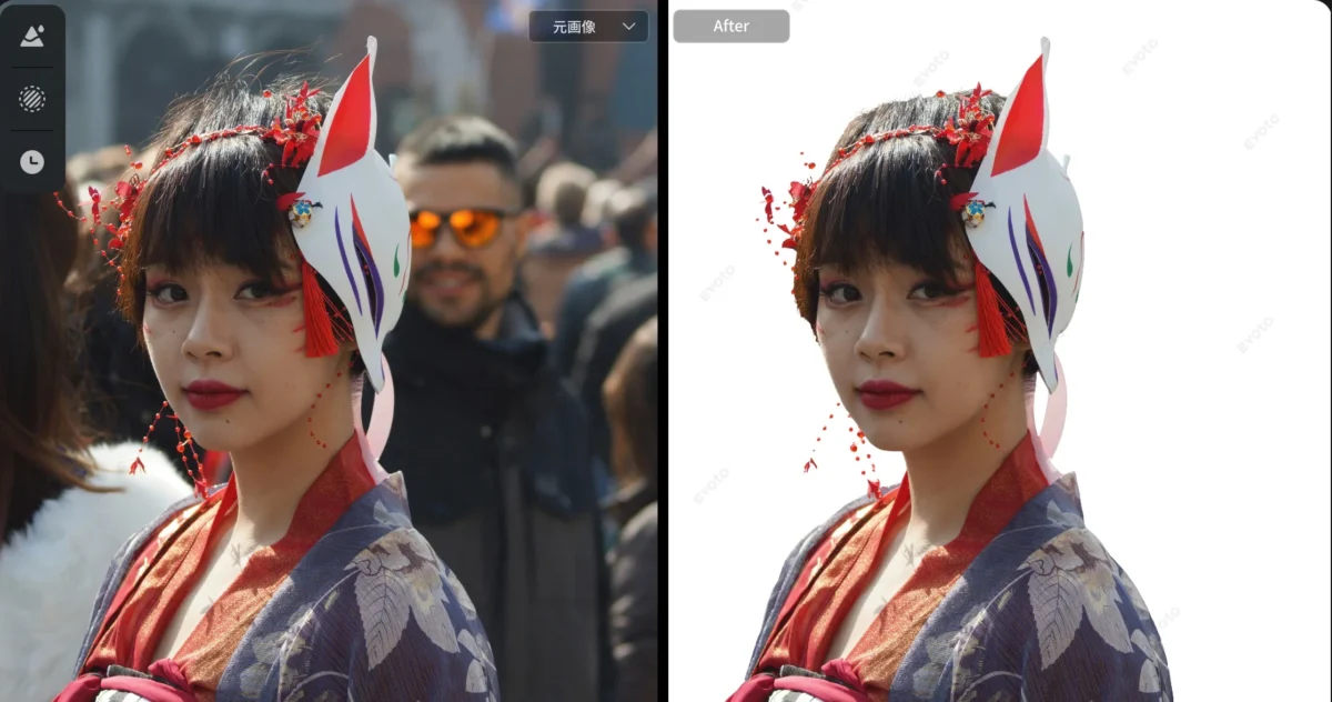 SNS写真の背景を白くする