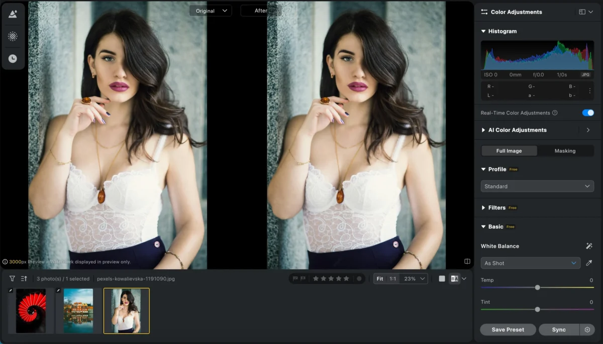 upload image
