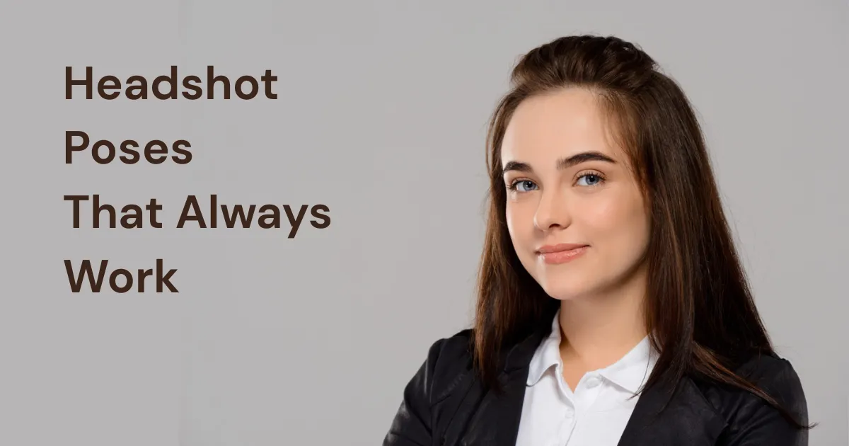 3 Headshot Poses