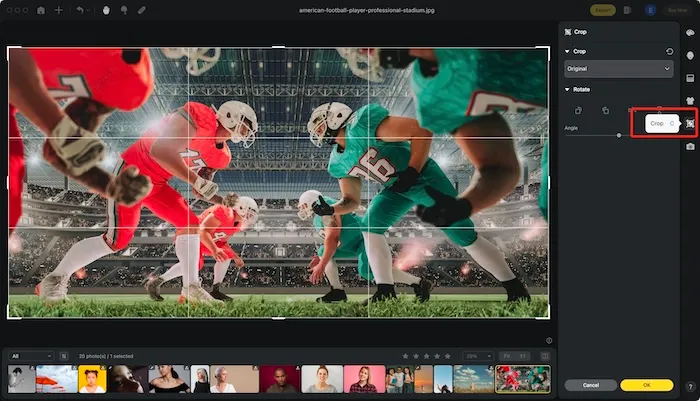 Crop and Frame NFL Photo Crop and Frame NFL Photo