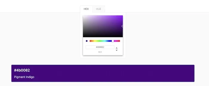 Indigo Color Indigo Color Hex