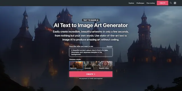 NightCafe AI Photo Generator Free NightCafe AI Photo Generator Free