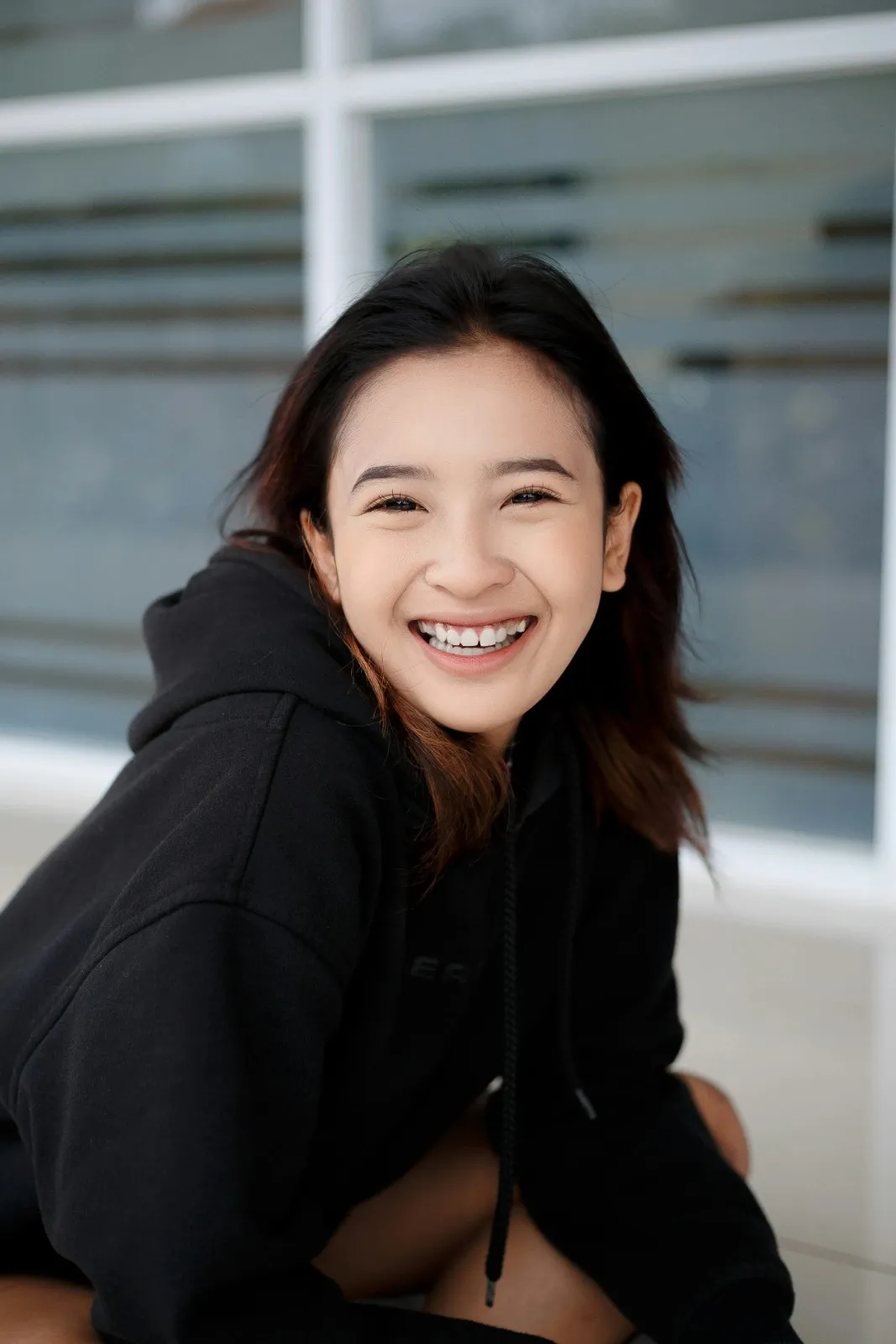 after teeth flaws removal 歯の不要物除去後の状態