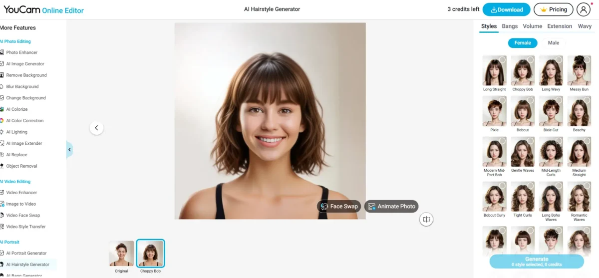 YouCam Hairstyle Changer YouCam Hairstyle Changer