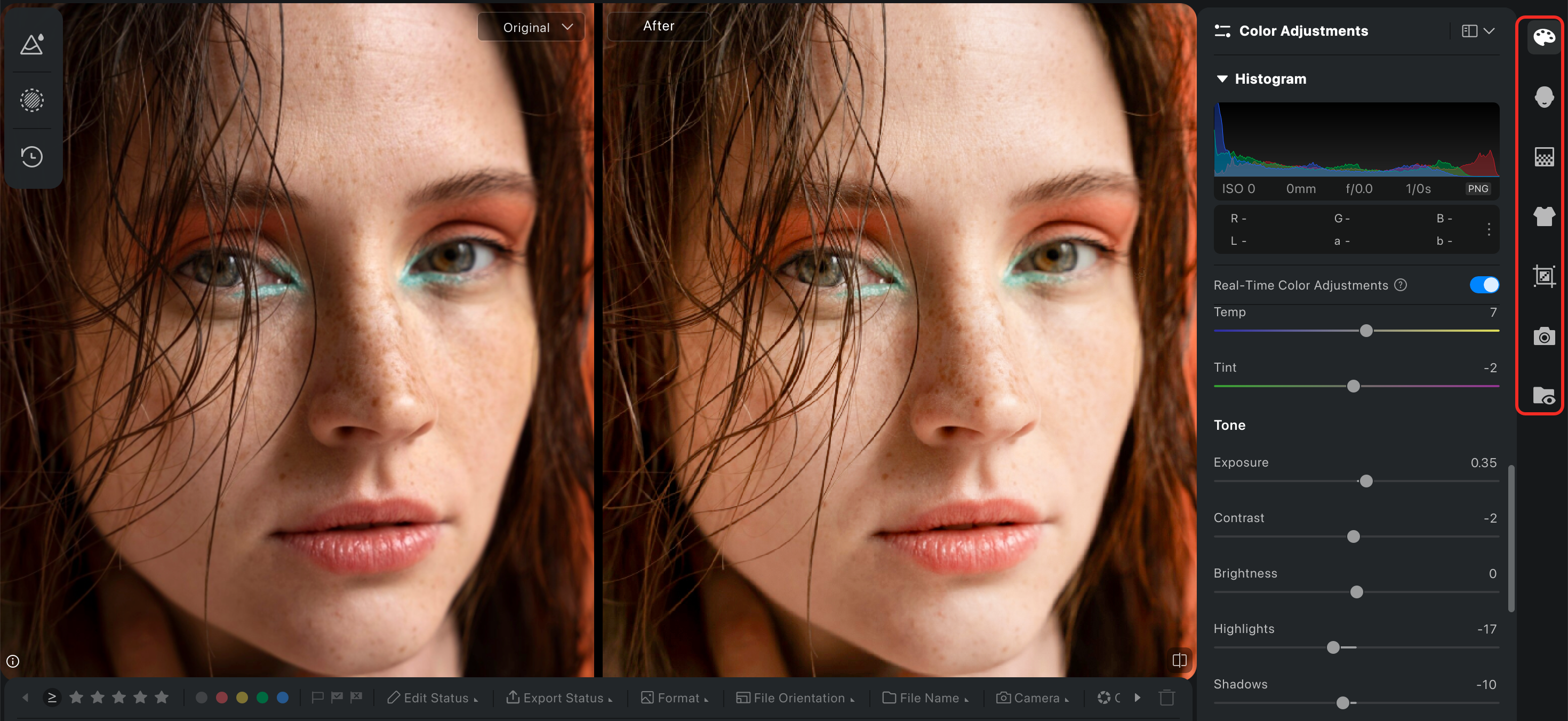 raw editor