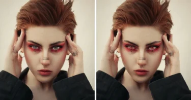 Edit Color of Eyes for Halloween Photos