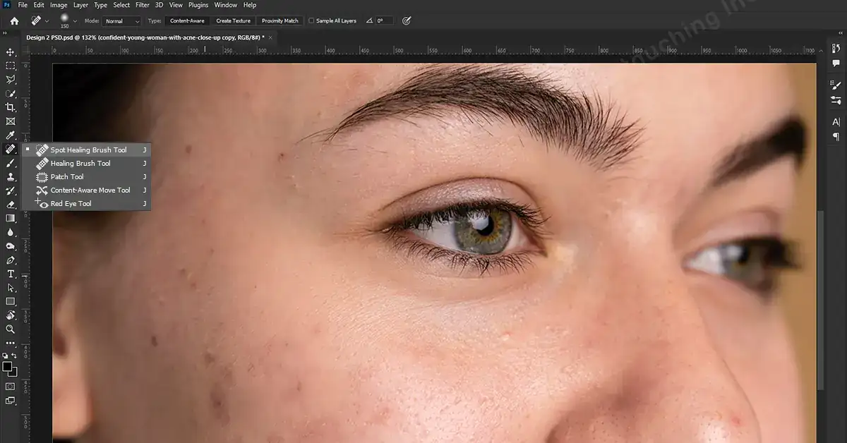 Remove Blemish in Photoshop 1 Remove Blemish in Photoshop
