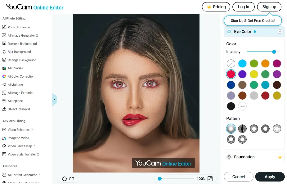 YouCam Eye Color Changer