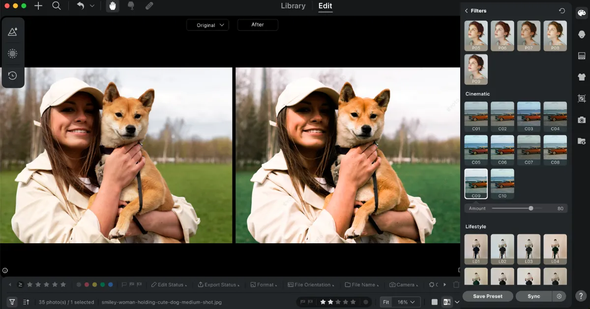 edit 1 film filters