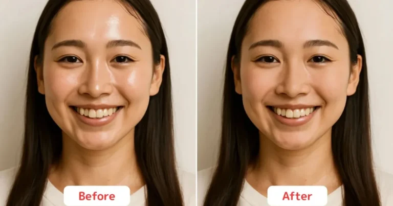 how to remove shine from face in photo