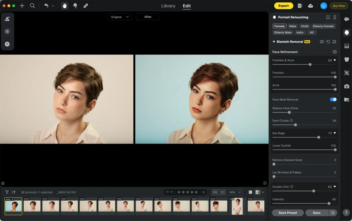 Edit RAW Photos evoto