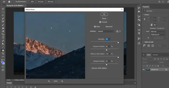 How to Denoise in Photoshop on Photos