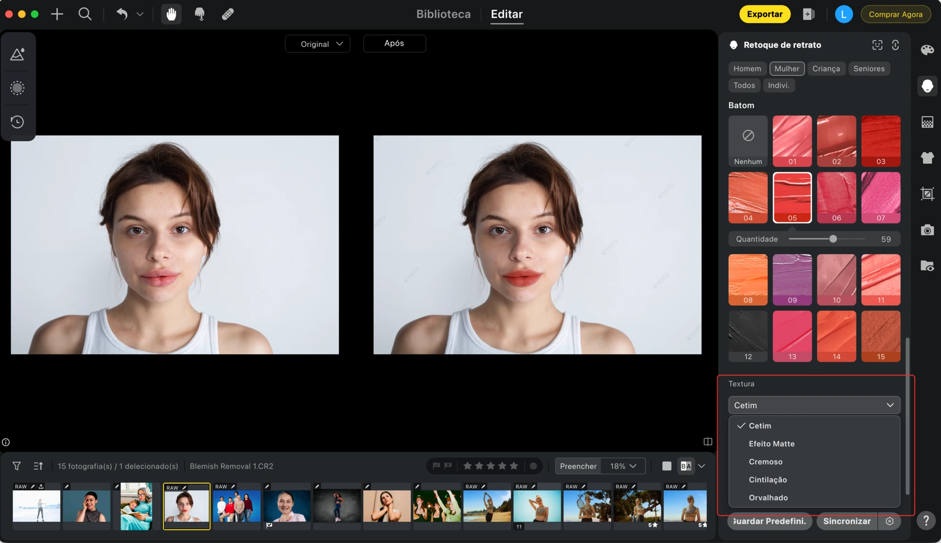 Passo 4. Refine a textura dos lábios