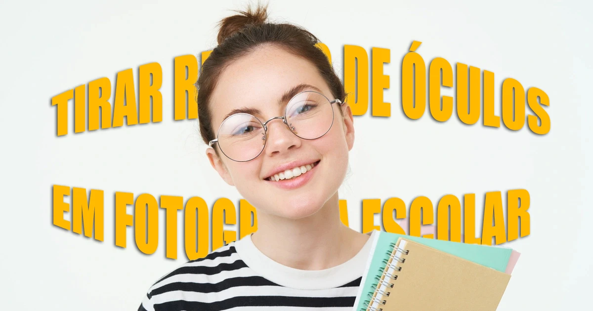 Tirar Reflexo de Óculos em Fotografía Escolar｜Evoto AI
