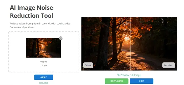 Visual Paradigm Noise Remover Online