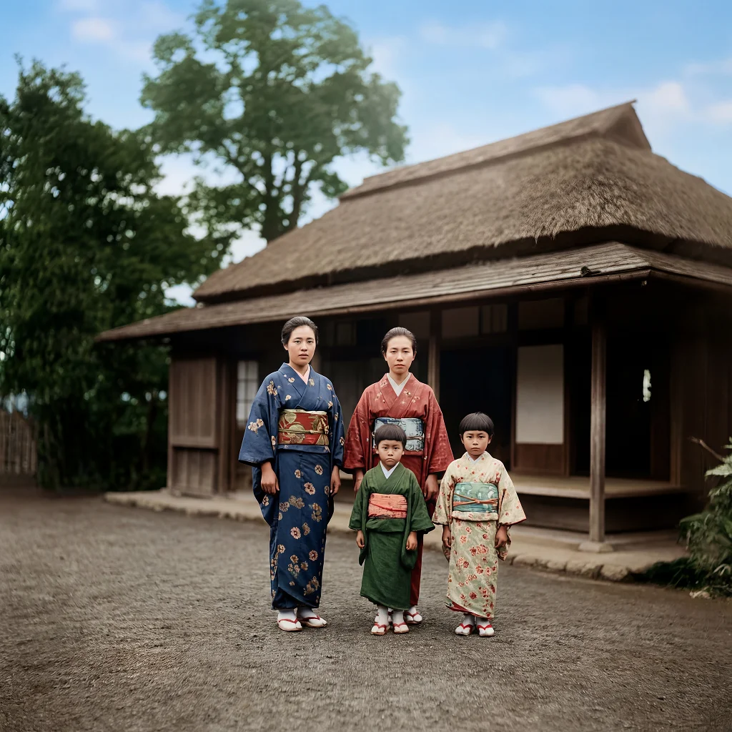 after restoring old black and white photos