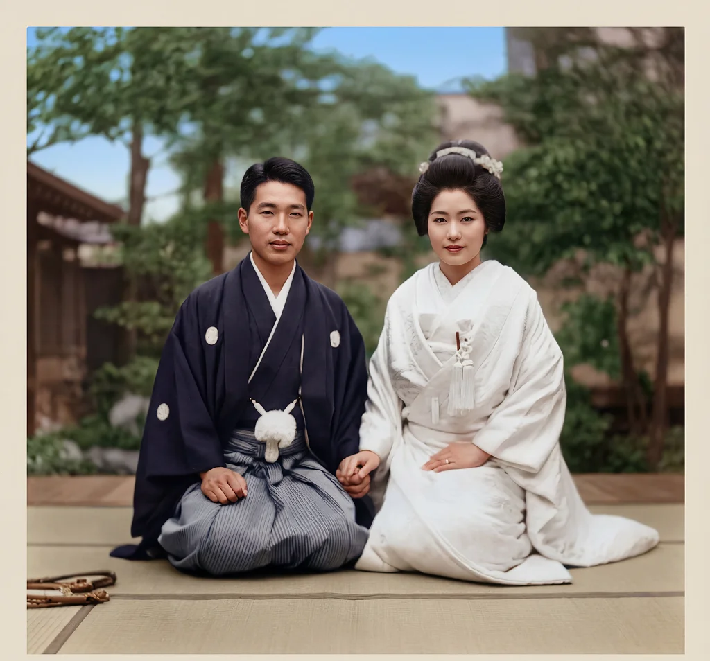 after restoring old commemorative photos