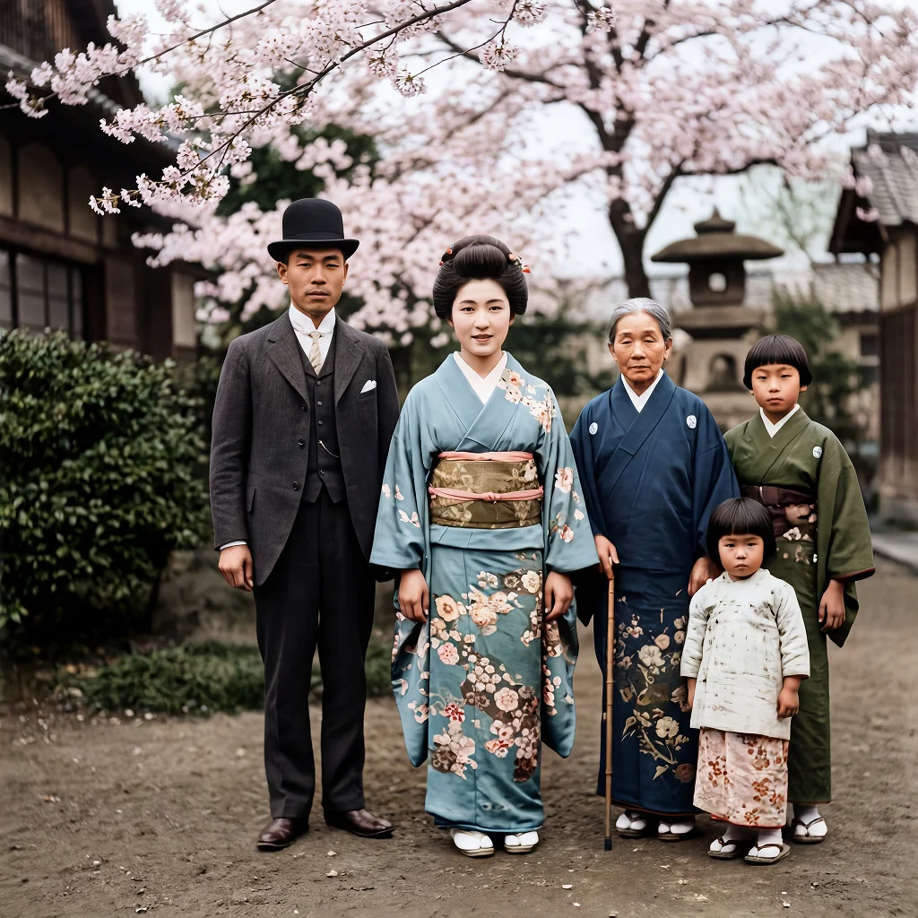 after restoring vintage photos and album pictures