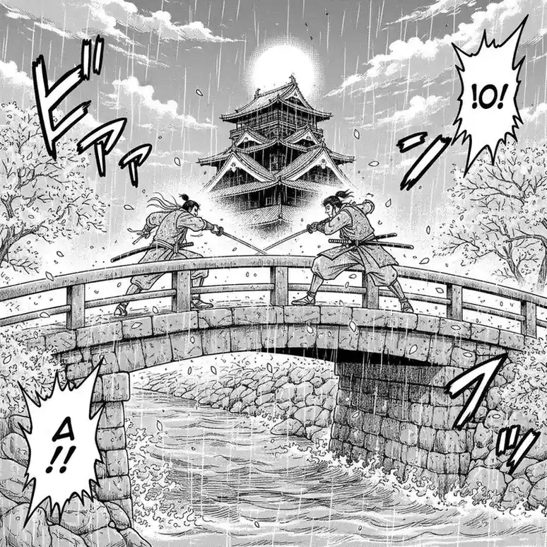 白黒イラスト・漫画をカラー化する前の状態