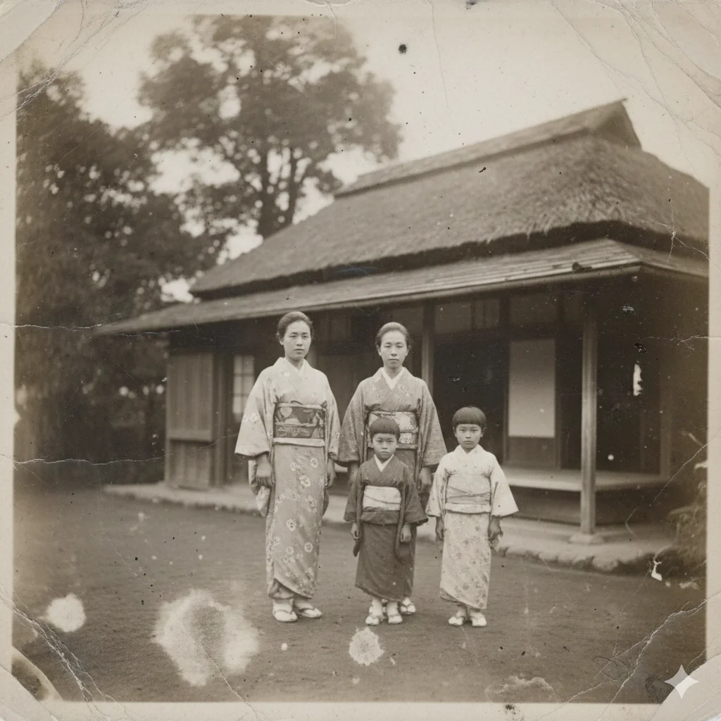 before restoring old black and white photos