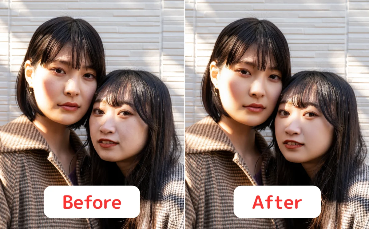 evoto-before-after-smooth-skin Evotoで肌をなめらかにする前後の比較画像