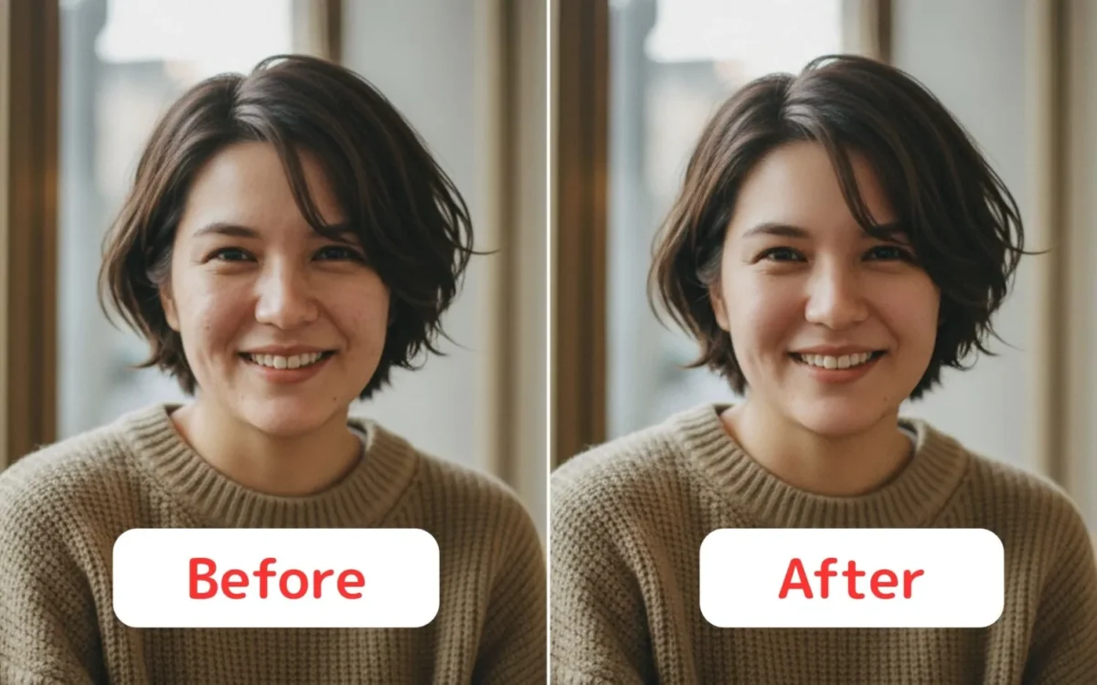 evoto-before-and-after-skin-smoothing 美肌加工前後の比較画像