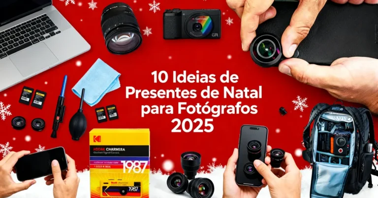 10 Ideias de Presentes de Natal para Fotógrafos 2025