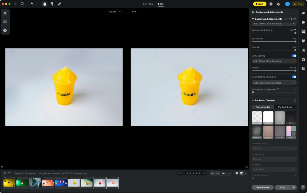 Remove or Clean Backgrounds