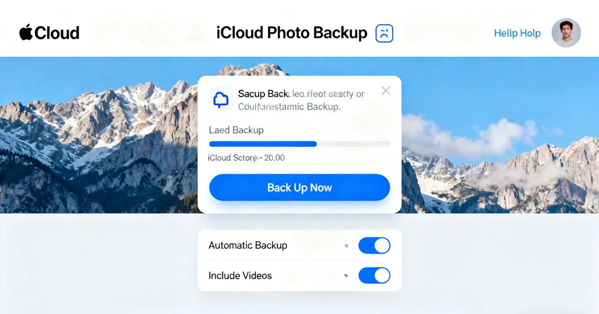 Backup Photos with iCloud
