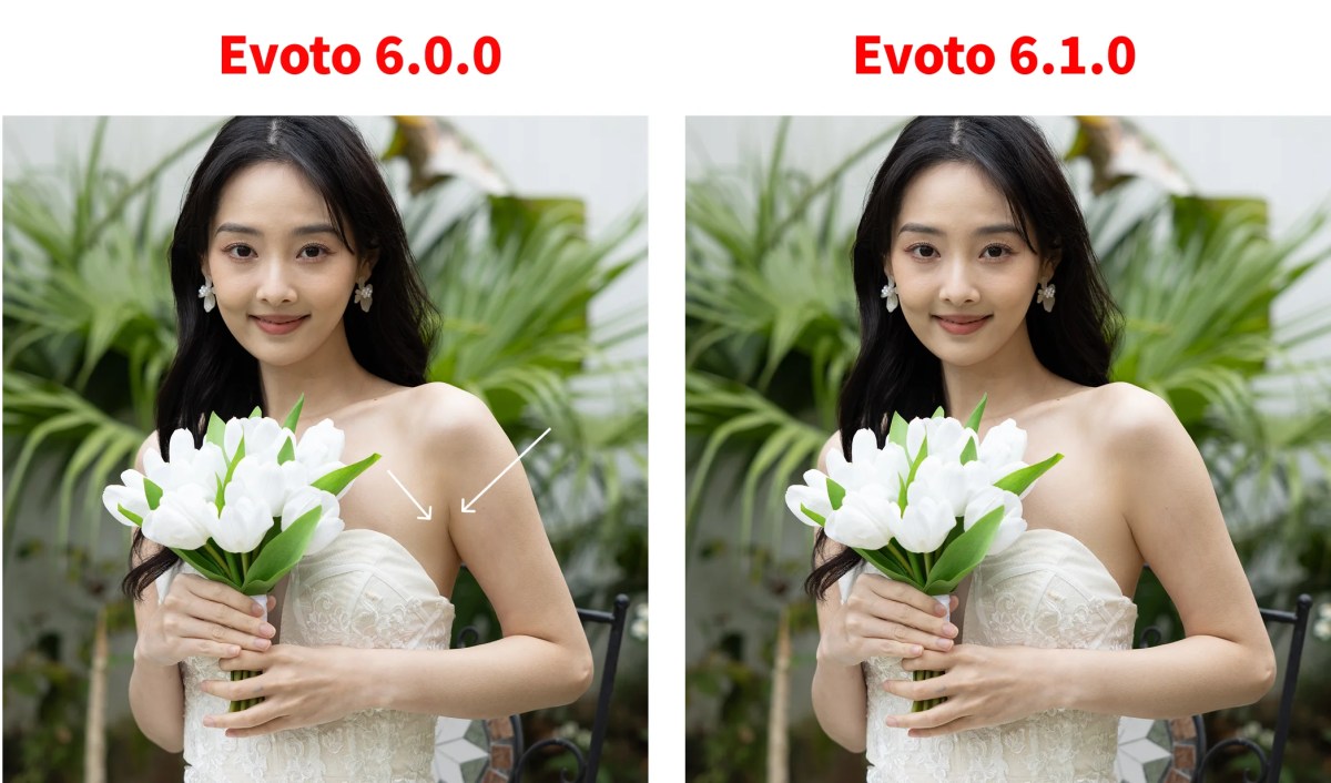 evoto 6.1.0脇と副乳補正機能の強化