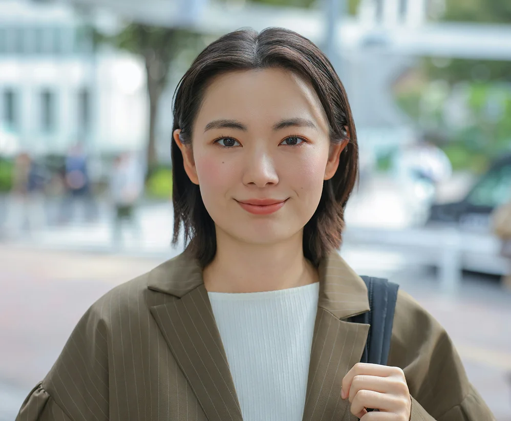 Evotoでポートレート写真をレタッチ後の状態