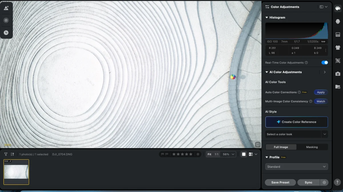 powerful editing tools